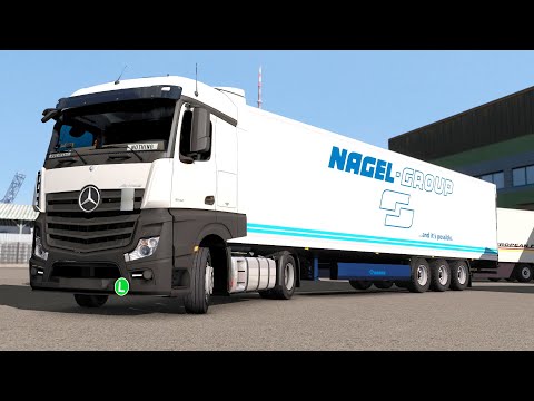 ETS2 1.37 ProMods 2.46 Mercedes Actros MPIV  Hamburg - Gorzów Wielkopolski