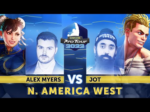 Alex Myers (Chun-Li) vs. Jot (Luke) - Top 16 - Capcom Pro Tour 2022 NA West