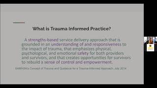 Day 2: Trauma Informed Practice &amp; the Health Needs of the LGBTQ+ Community - Melissa-Irene Jackson