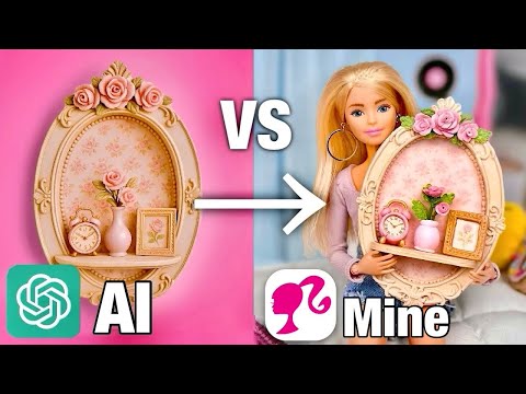 Recreating AI Generated Items in Barbie Doll Size!