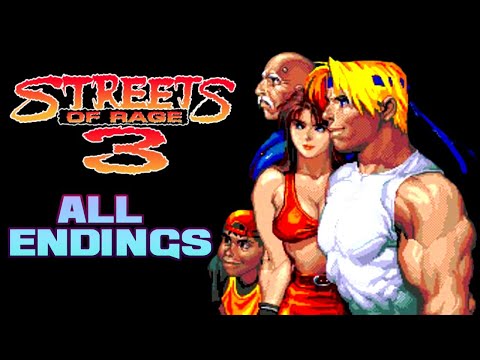Streets of Rage 3 (Bare Knuckle III) All Endings