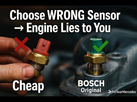 Mercedes W124 – Choosing the Right Radiator Fan Switch (Behr TSW 5D | KE-Jetronic Tips)
