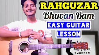 Bhuvan bam - Rahguzar - Guitar lesson, guitar cover, bb ki vines, beginner guitar tutorial