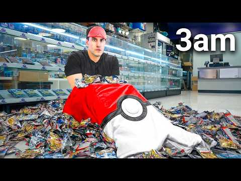 TRAPPED in a Card Shop Until I Pull Charizard