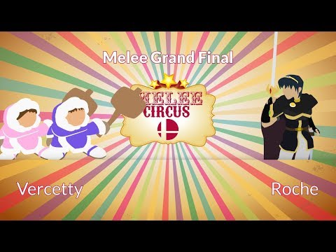 Melee Circus: Vercetty (Ice Climbers) vs Roche (Marth, Peach) - Grand Finals