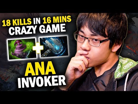 THE NEXT ONE IS ANA INVOKER WITH CRAZY PARTY - SAD DIRE TEAM CAN'T MAKE IT OVER 16 MINUTES