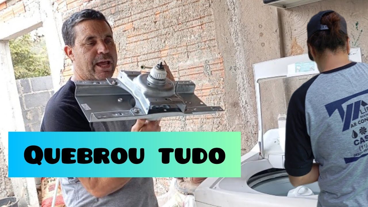 TENTAMOS CONSERTAR A MÁQUINA DE LAVAR, MEU DEUS. SERÁ Q DEU CERTO?