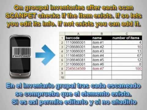 Inventory & barcode scanner Video