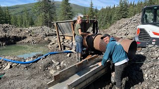 How to Alaska gold Mining clean out live stream ￼