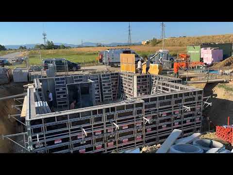 Kellerbau in Zeitraffer