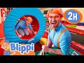Blippi Learns Gymnastics Indoor Playground Blippi And Meekah Best Friend Adventure Educational