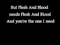 Johnny Cash- Flesh and Blood lyrics