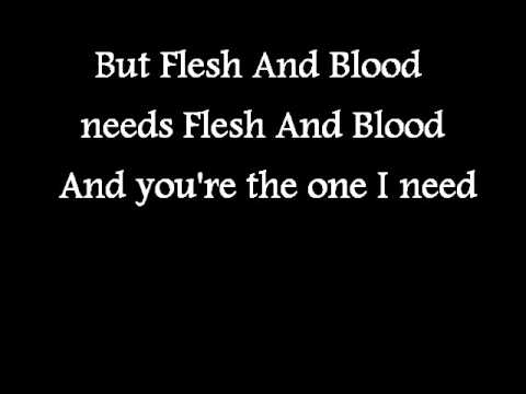 Johnny Cash- Flesh and Blood lyrics