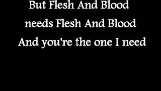 Johnny Cash- Flesh and Blood lyrics