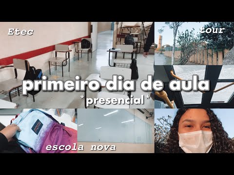 Meu primeiro dia de aula na Etec | Presencial, vlog, rotina