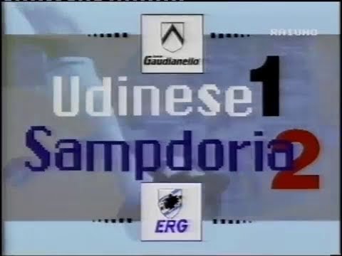 1992-93 (3a - 20-09-1992) Udinese-Sampdoria 1-2 [Balbo,Jugovic,Lombardo] Servizio D.S.Rai1