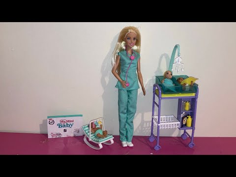 Barbie Careers Baby Doctor Playset & 5 Surprise My Mini Baby Review
