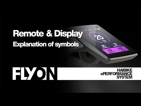 FLYON ePerformance System - Remote & Display / Explanation of symbols