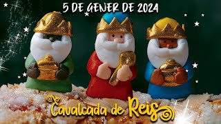 Lliurament de les claus de la ciutat. Cavalcada de Reis 2024 a Montcada i Reixac