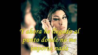 Amy Winehouse &quot;Beat the point to death&quot; subtítulos en español