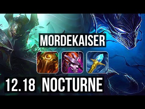 MORDE vs NOCTURNE (JNG) | Rank 2 Morde, 1000+ games, 900K mastery | EUW Challenger | 12.18