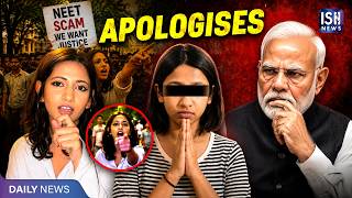 Girl Who Abused PM Modi During NEET Protest Apologises; Video Goes Viral