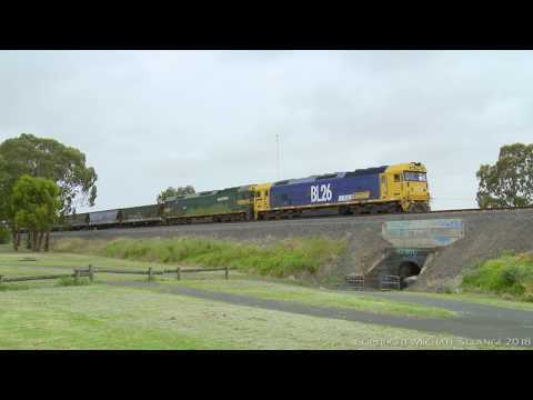 Pacific National Grain Train - PoathTV Australian Railways