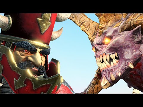 Exalted Bloodthirster Diplomacy Lines to Chaos Dwarfs