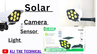 Fake Solar CCTV camera | Solar security camera | Dummy camera