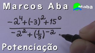 POTENCIAÇÃO  -  DIVISÃO DE POTÊNCIAS COM BASES DIFERENTES  -  Pedido por aluna