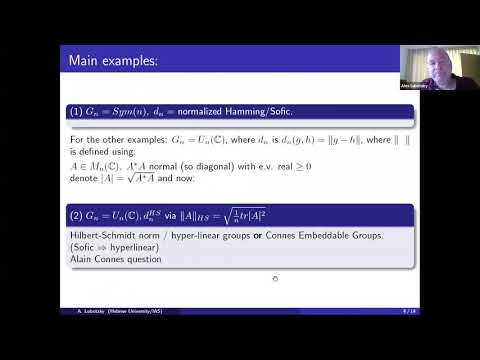 Stability, non-approximated groups and high-dimensional expanders - Alexander Lubotzky