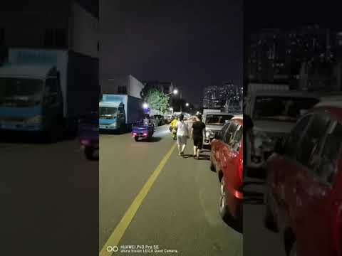 16 de maio de 2020 Visão noturna de Baishizhou, distrito de Nanshan, cidade de Shenzhen