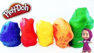 Play Doh Surprise Masha And The Bear Figures - Маша и Медведь PlayDoh сюрприз