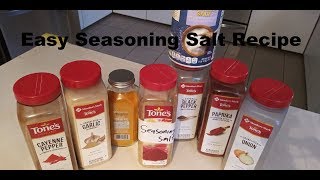 Homemade Seasoning Salt Recipe - Lawrys Knockoff