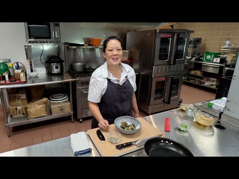 Chef Lori Hashimoto Prepares Nasu Misoyaki - Eggplant With Miso Sauce