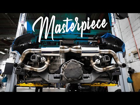The MOST VICIOUS Audi R8 V8 Valvetronic Exhaust Install! An Auditory Masterpiece