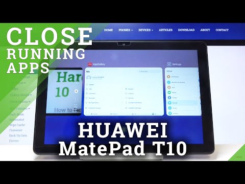 How to Deactivate Background Apps in HUAWEI MatePad T10 – Turn Off Running Apps