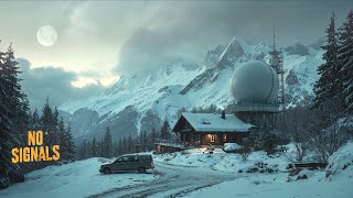 No Signals: Freezing Winter at a Secret Radar Station – Sci-Fi Ambience | 4K