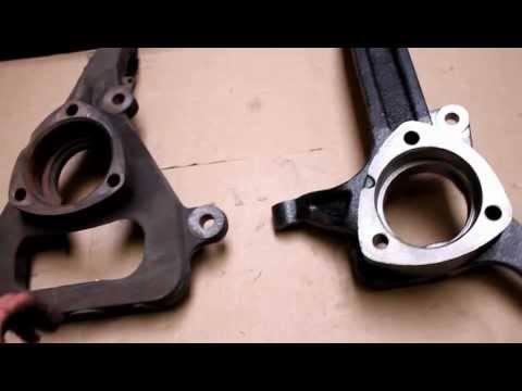 Maxtrac Suspension New Product - 03-08 Dodge Ram 2500 / 3500 2WD 3.5" Lift Spindles