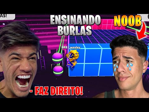 ENSINEI UM INICIANTE A FAZER AS BURLAS MAIS SIMPLES DO BLOCK DASH E DEPOIS TENTAMOS ZERAR