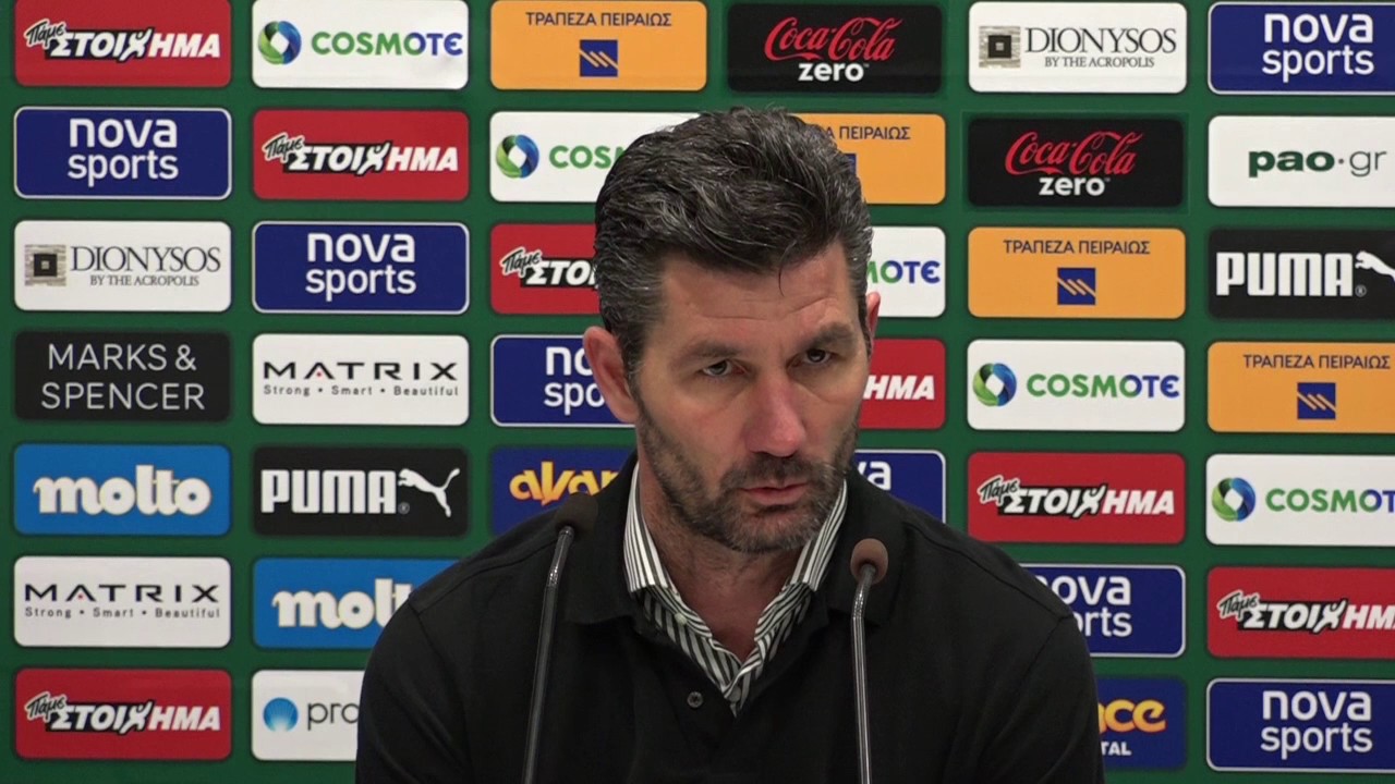 Η συνεντευξη Τυπου μετα τον αγωνα με τον Πλατανια (19/1/17) | pao.gr