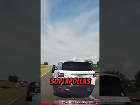 Karma instantáneo para el chulito del Range Rover