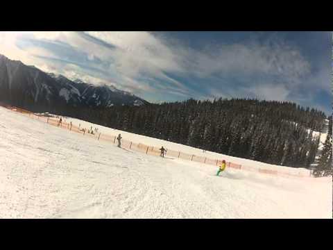 Skiing the Planai superpark