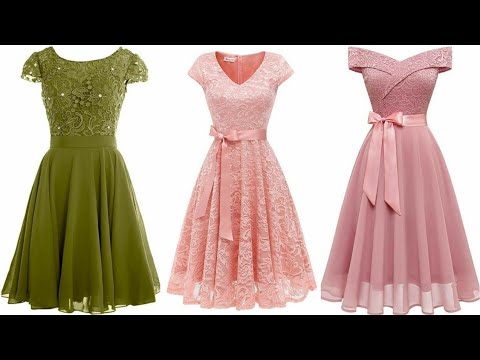 top Class Selling & Demanding Wintage ALine Flared Dresses For Parties & Bridesmaids2023