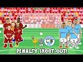 🏆4-5! Liverpool vs Man City Penalty Shoot-Out🏆 (Community Shield 2019 Parody Goals Highlights)