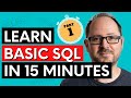 Learn Basic SQL In 15 Minutes Business Intelligence For Beginners SQL Tutorial For Beginners 1 3