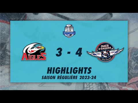 Aigles de Nice 3-4 Ducs d'Angers - Highlights - Synerglace Ligue Magnus 2023/24