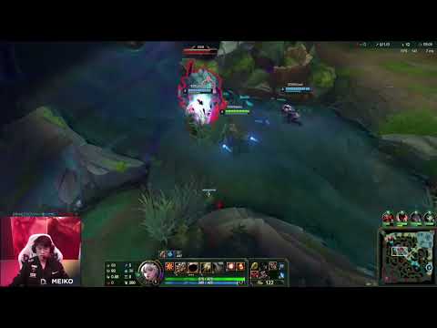 Meiko Leona POV vs ShiauC Alistar ~ UP vs EDG ~ LPL Spring 2022 ~ Game 3