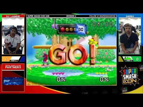 SSC2018 SSB - JaimeHR (Falcon) Vs. Sheers (Yoshi) Smash 64 Division 2