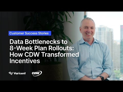 From Data Bottlenecks to 8-Week Plan Rollouts How CDW Transformed Incentives